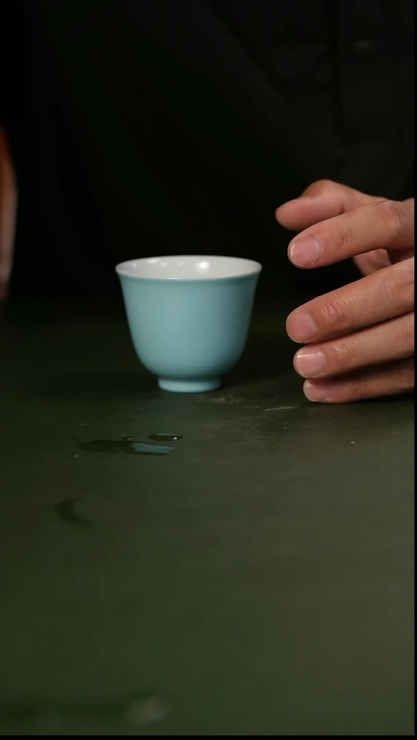 杯纯手工手绘陶瓷