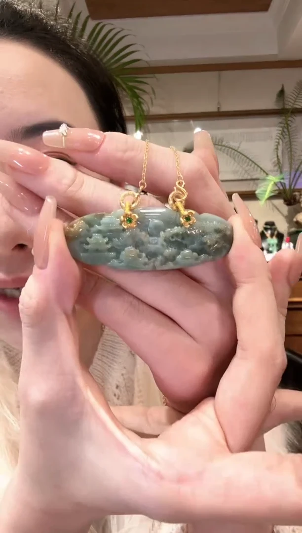 【闪购商品】翡翠颈饰未镶嵌国风