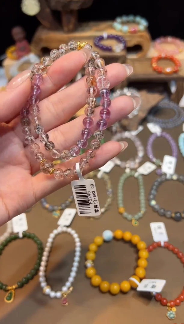 水晶手链未镶嵌手饰@@F5245