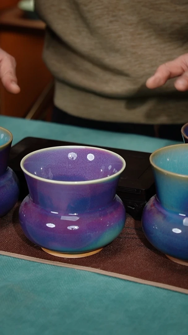 【闪购商品】73-10樽式渣斗（窑变随机 简包）