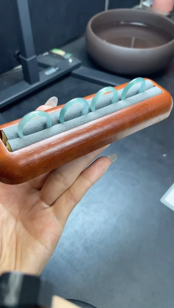 【闪购商品】翡翠戒圈未镶嵌W008-33607多样性发一