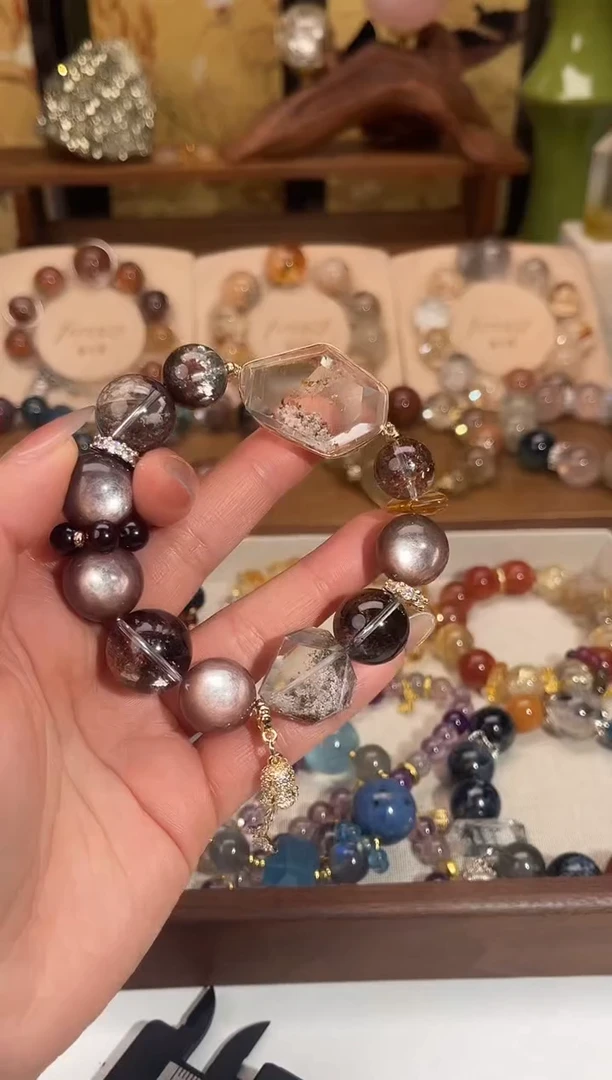 水晶摆件未镶嵌原创diy设计