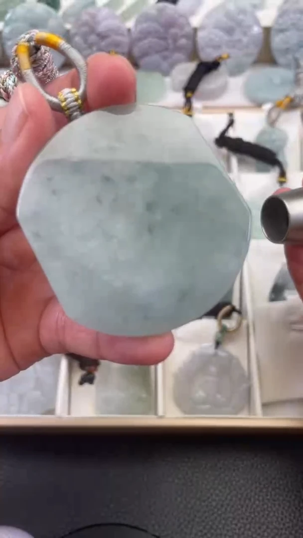 颈饰未镶嵌翡翠天然缅甸翡翠A货248