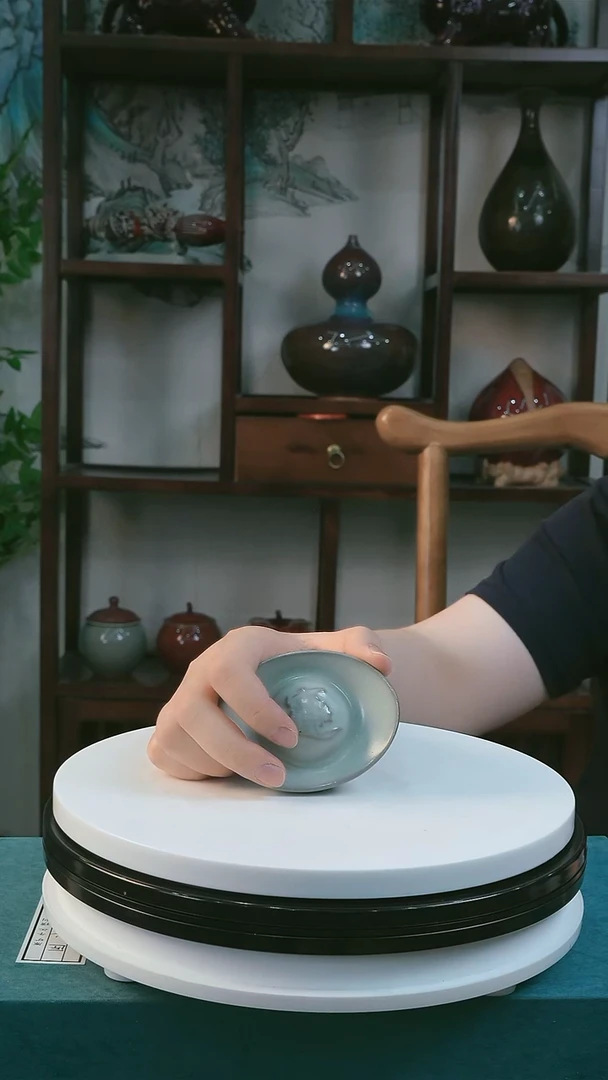 钧瓷小元宝茶宠摆件