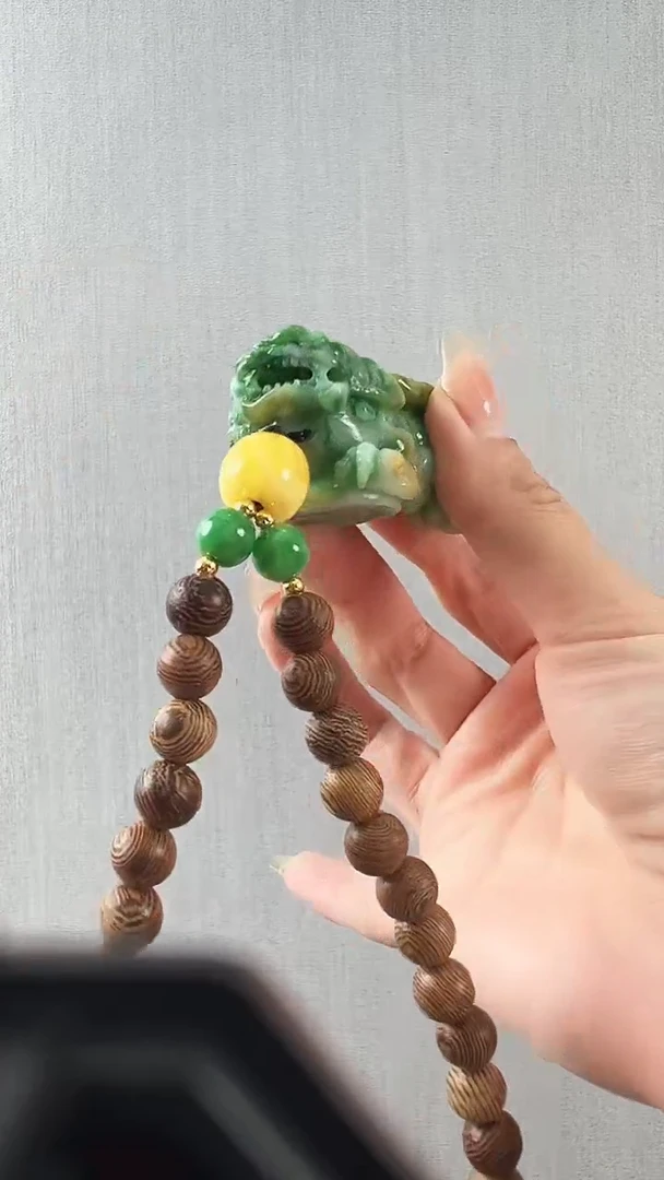 颈饰未镶嵌翡翠貔貅