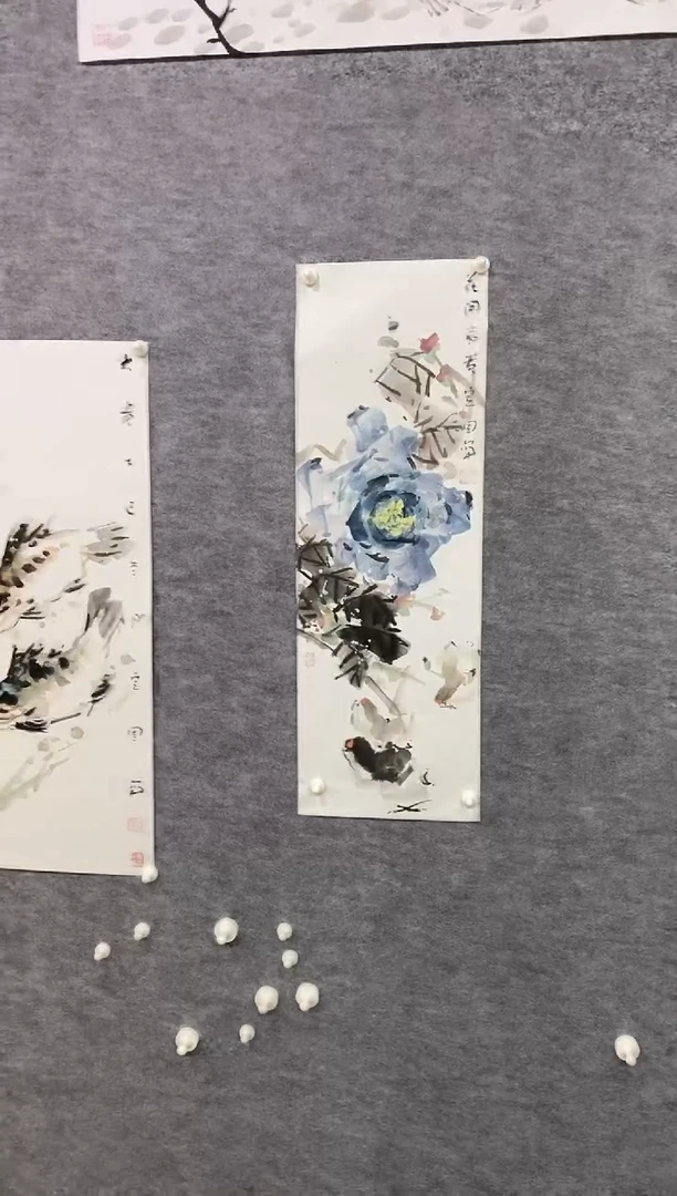 国画尚定固国画作品