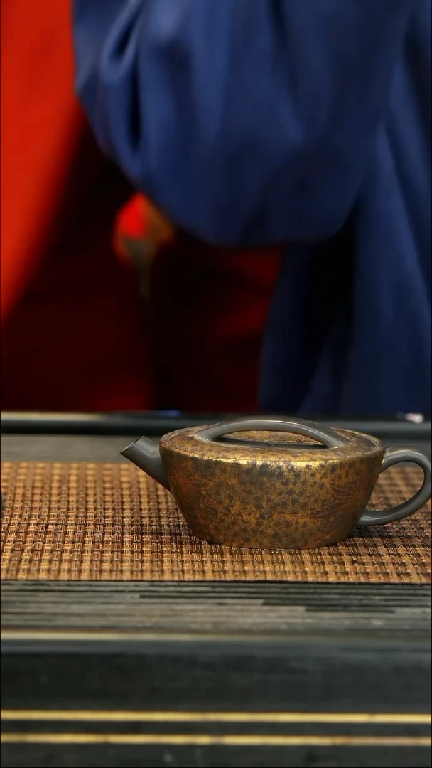 【闪购商品】紫砂茶壶SST77一片瓦 蕴金