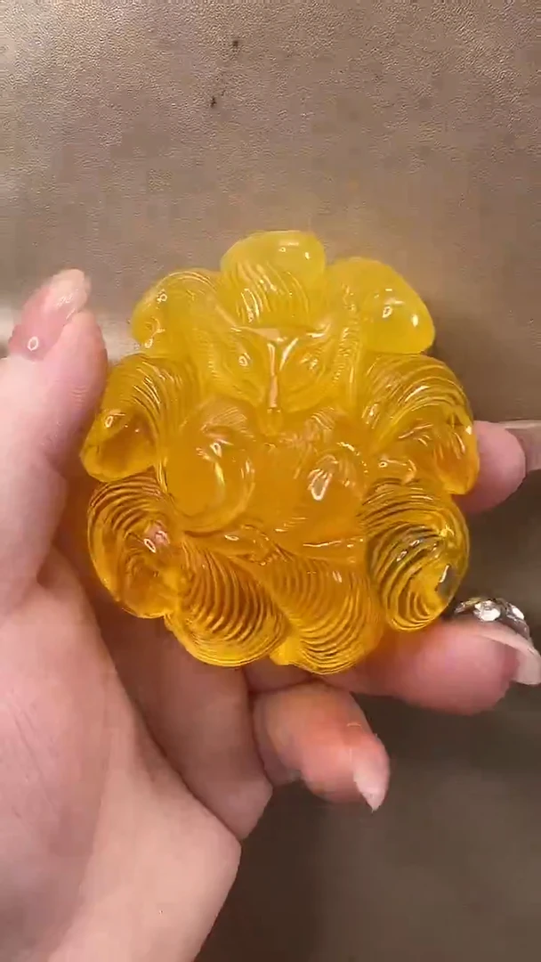 琥珀颈饰未镶嵌吊坠