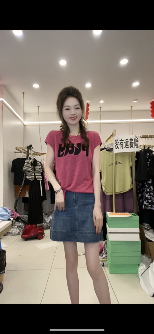 2025新款时尚百搭竹节麻减龄小上衣