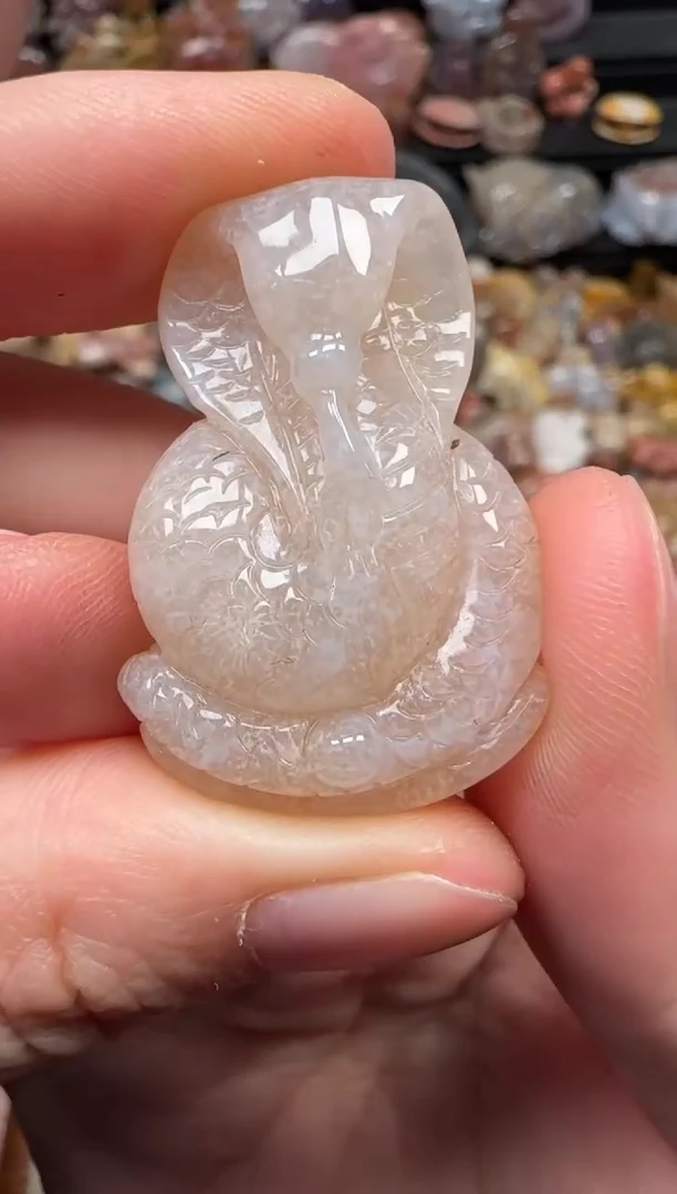 颈饰未镶嵌硅化珊瑚（珊瑚玉）135