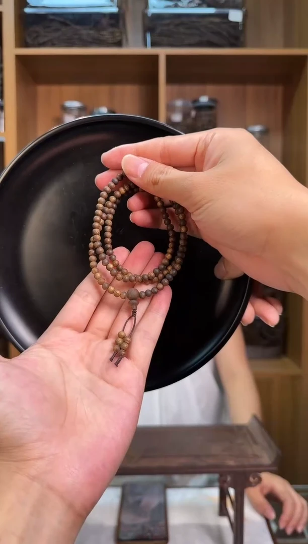 手串沉香张勺子05-9克+圆珠多圈多样性发货一条