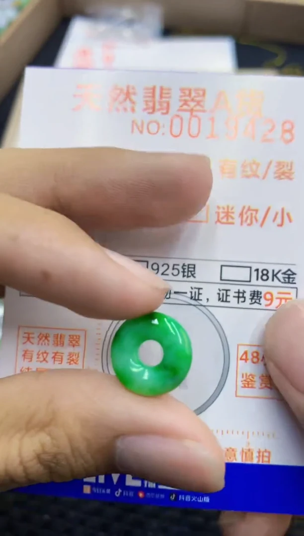 翡翠未镶嵌吊坠(不含链)1
