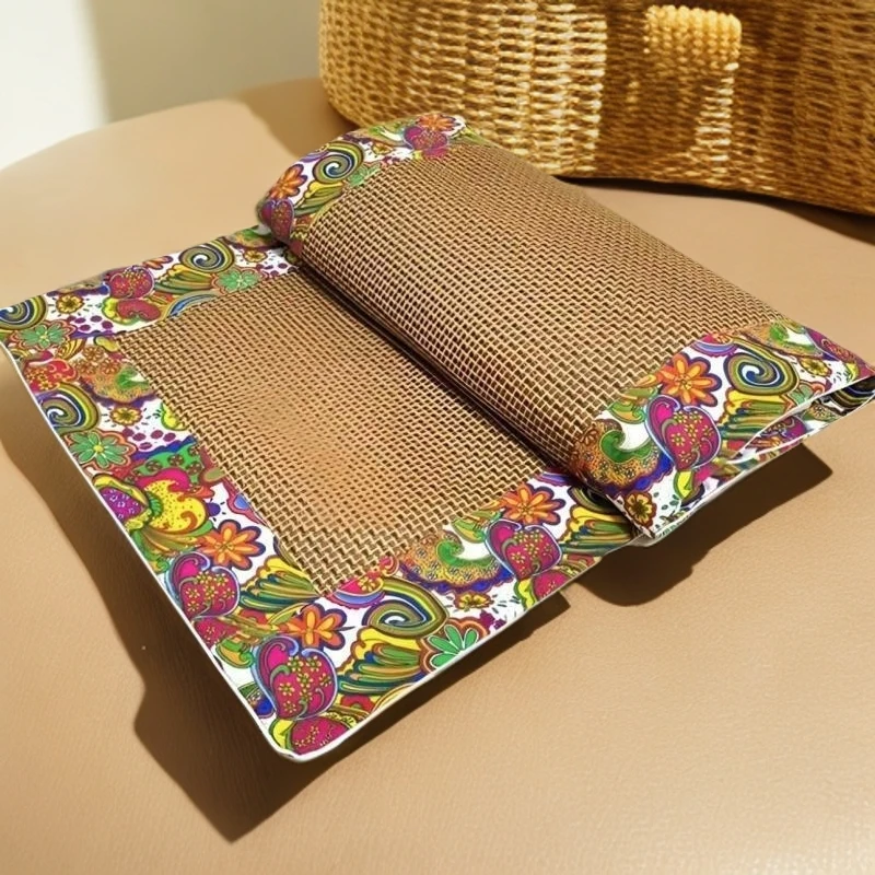 【十年陈艾】夏季艾草凉席坐垫透气防滑座椅适用家用沙发垫