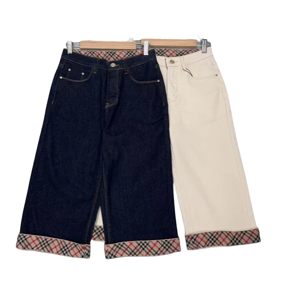 DM【9693】轻奢时尚百搭休闲夏季直筒潮流短裤