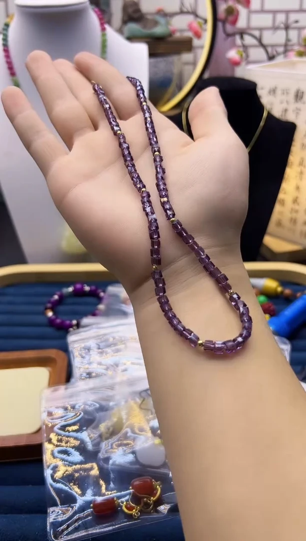 【闪购商品】水晶颈饰14K金镶嵌X208