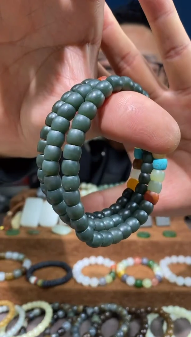 【闪购商品】和田玉手链未镶嵌颜色多样性发货拍一发一