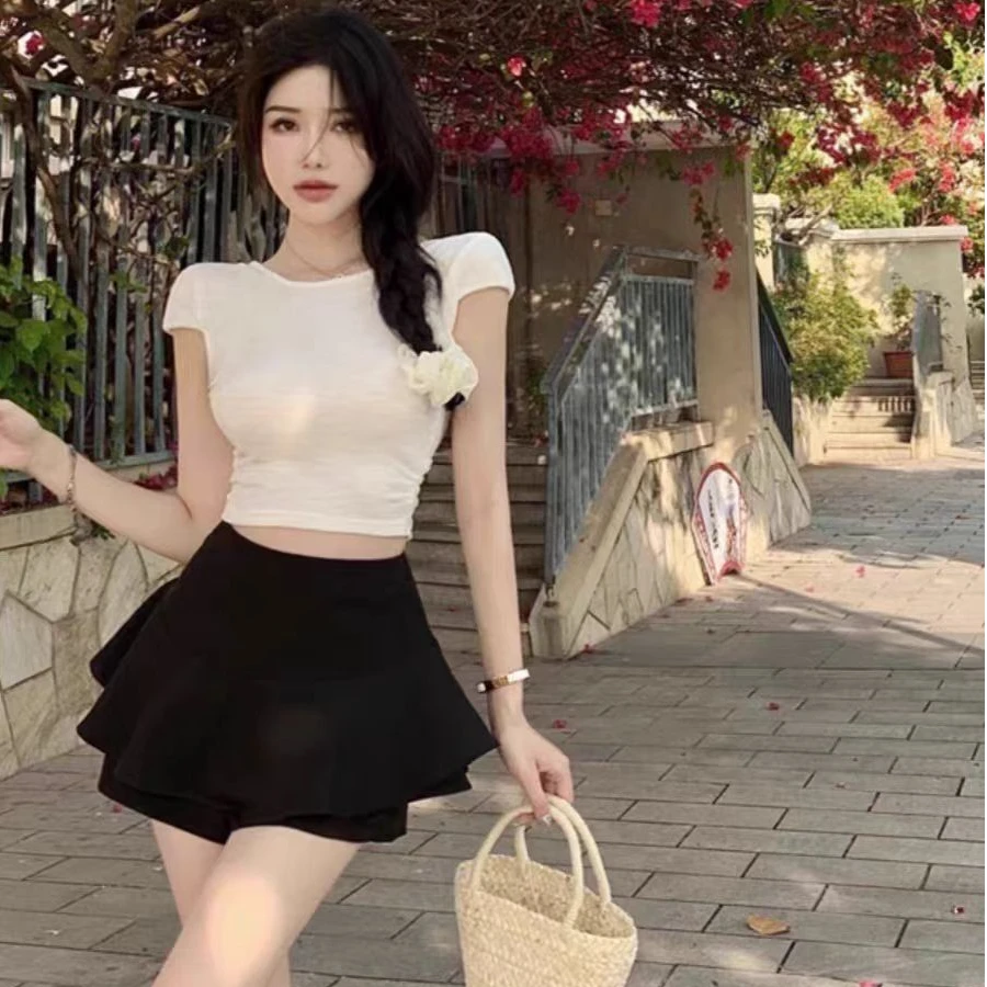 无运险【JIAXUPANG】纯欲短裤裙