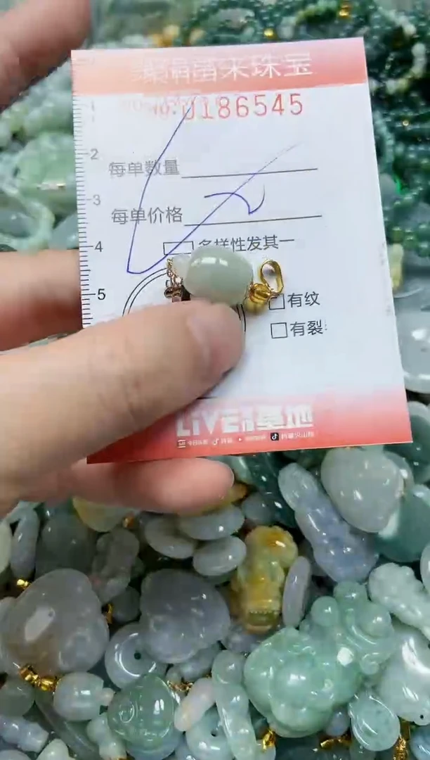 翡翠未镶嵌颈饰闪购0186545多样性发其一