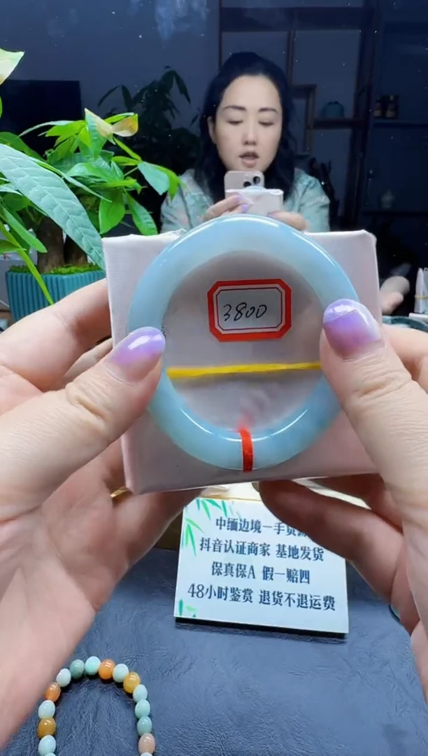 未镶嵌手镯翡翠缅甸天然A货翡翠手镯#35