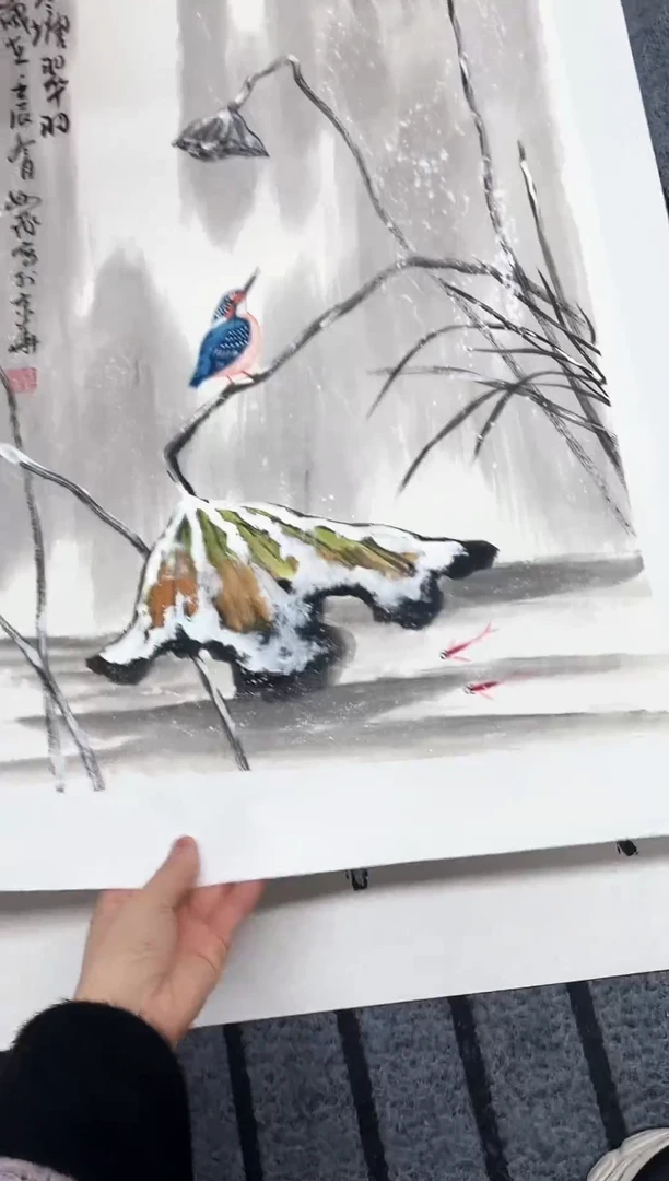 精品国画花鸟作品