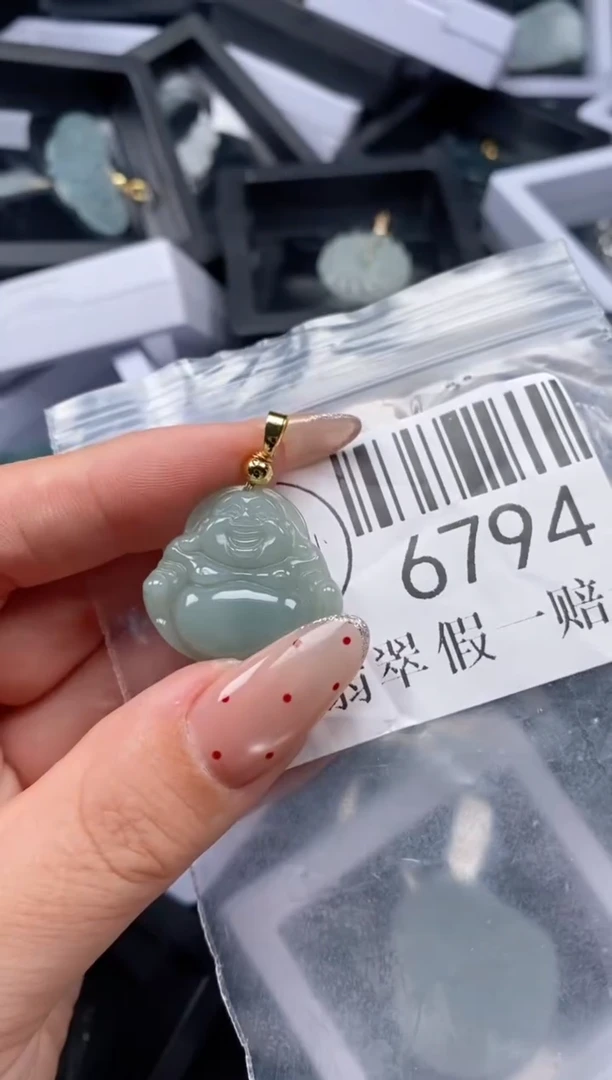 吊坠(不含链)未镶嵌翡翠6794