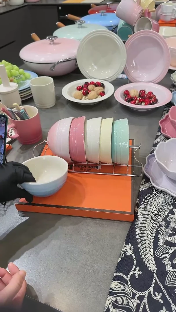 【闪购商品】瓷六色米饭碗