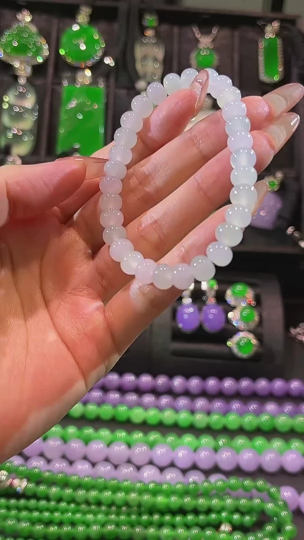 未镶嵌手链翡翠手串