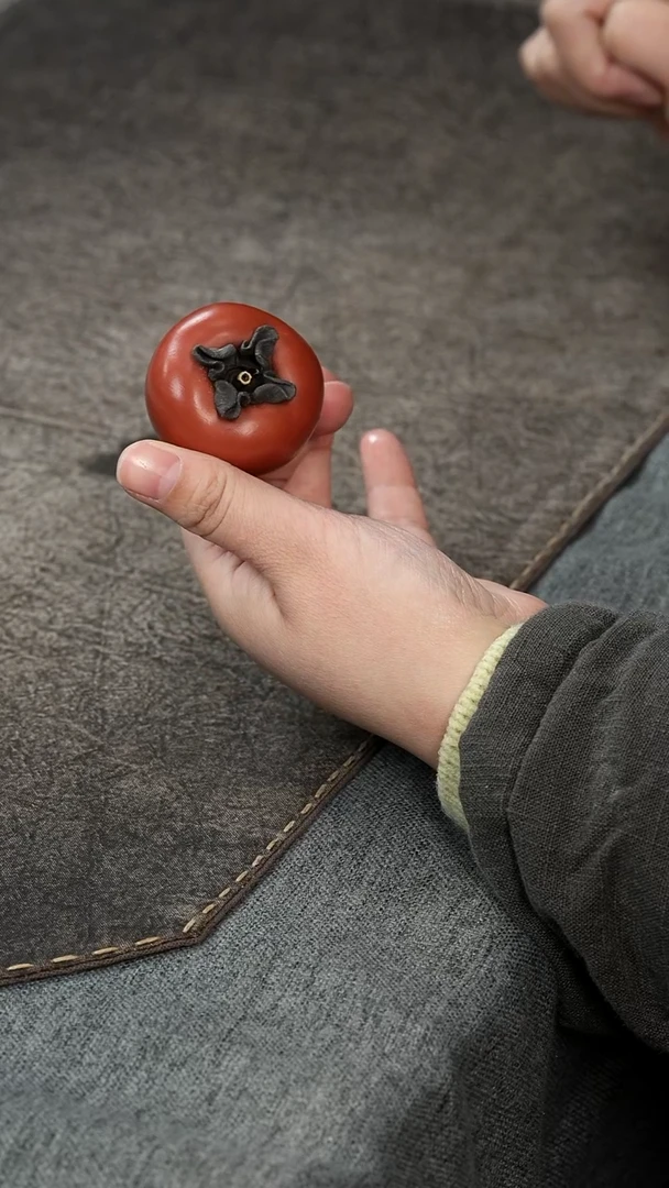 【闪购商品】紫砂茶宠茶宠柿子