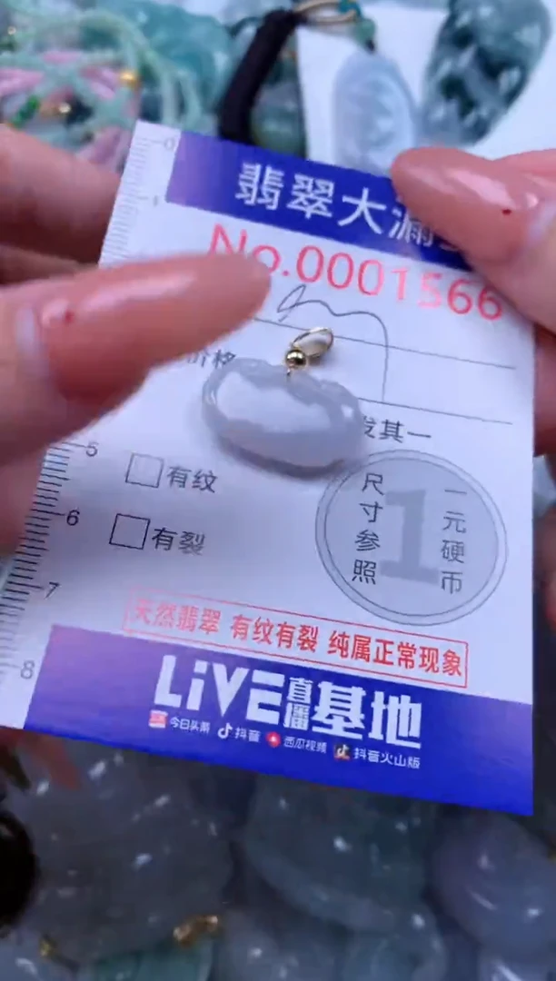 吊坠(不含链)未镶嵌翡翠1566