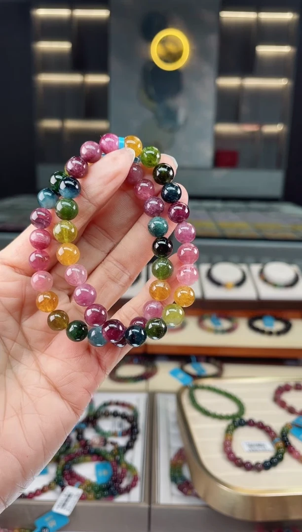 【闪购商品】碧玺单圈手串未镶嵌（多样性发一条）Q