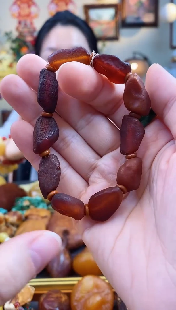 【闪购商品】琥珀手串未镶嵌手串