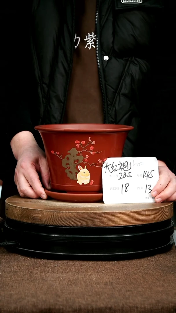 紫砂花盆花卉园艺6222+Z