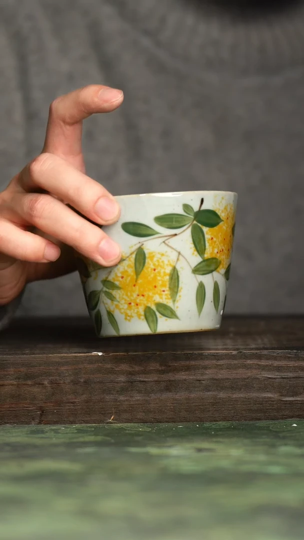 【闪购商品】杯青诗手工手绘瓷器