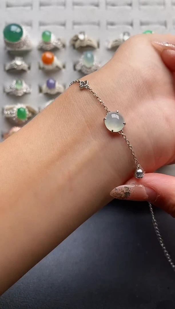 银S925镶嵌戒指翡翠7777777+9