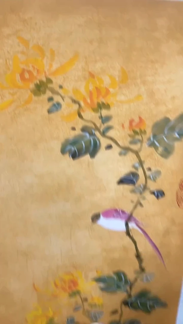 【闪购商品】国画张巨富  泥金花鸟5