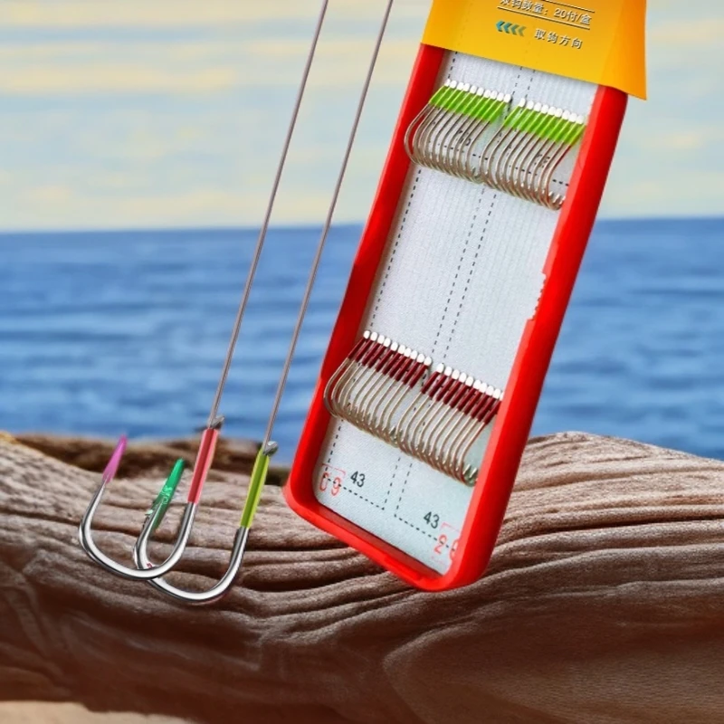 【20付】波波渔系列鱼钩双钩成品波波专业垂钓波波长期钓鱼必备神器