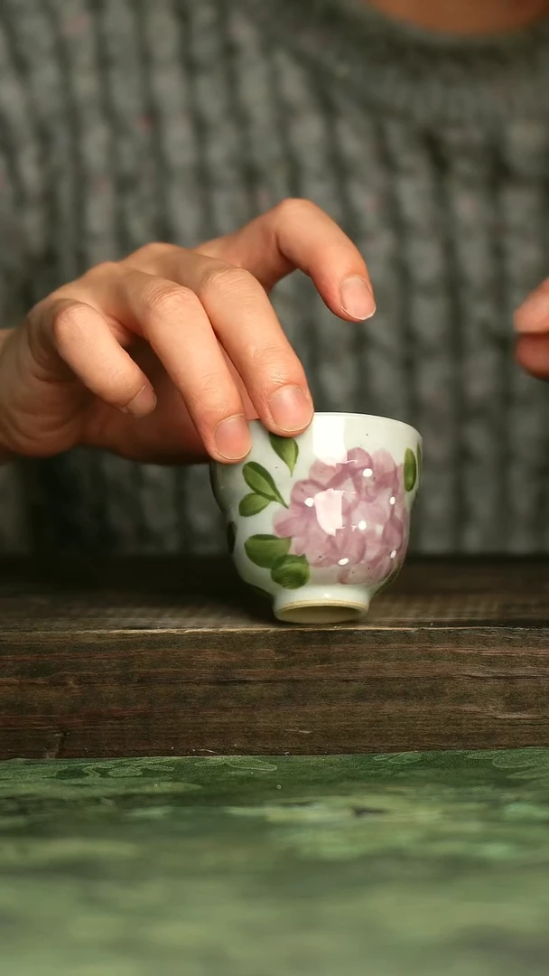 青诗集手工手绘瓷器