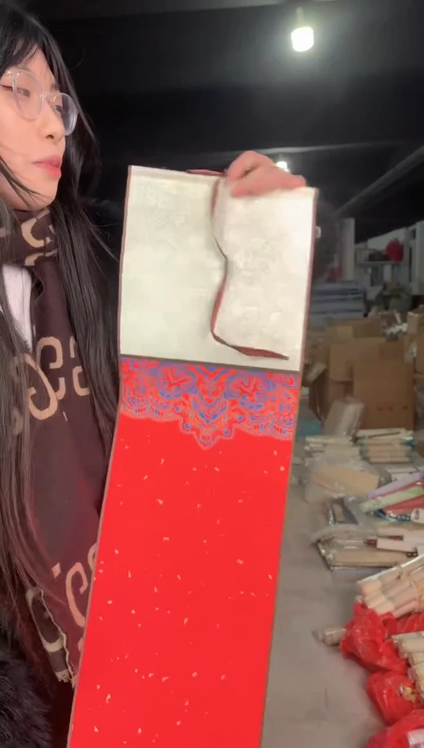 175*22宫廷款蜡染卷轴【一对】到手两个