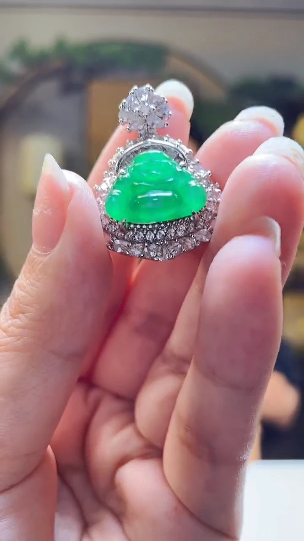 翡翠未镶嵌颈饰L-@@LFJJ071501