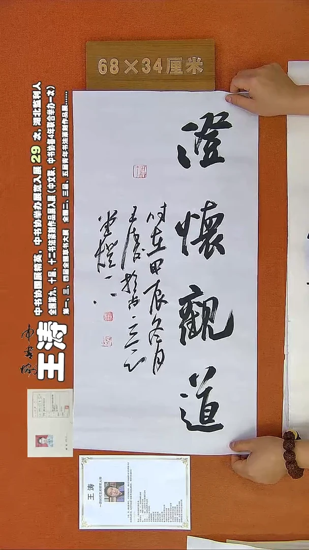 【闪购商品】书法136E王涛书法作品