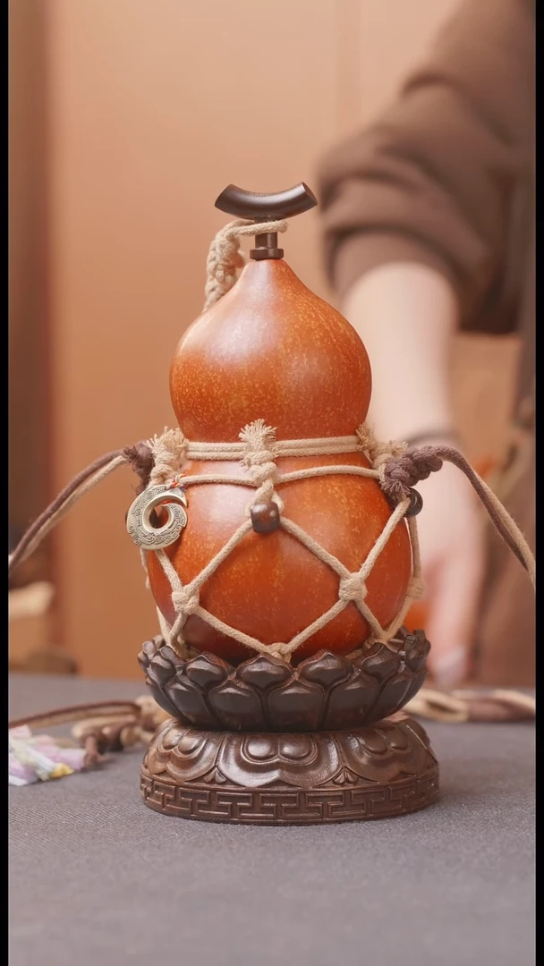 1153号链接精品大漆葫芦现货现发[一物一拍]不包含莲花底座500ml