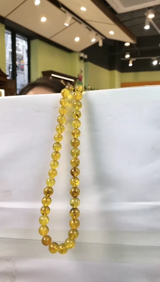 【闪购商品】琥珀颈饰未镶嵌多样性发一