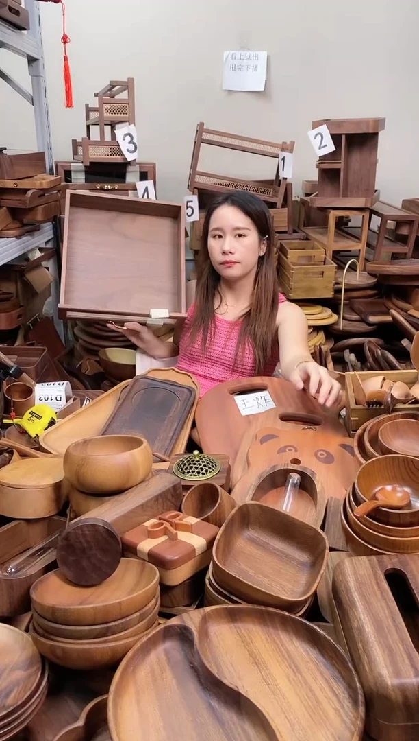 北美黑胡桃木六层牙科柜  A