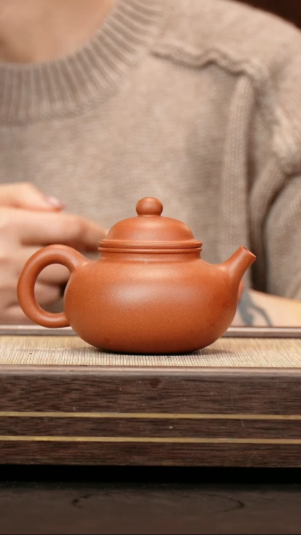 茶壶紫砂降坡泥  容天壶 孤品壶