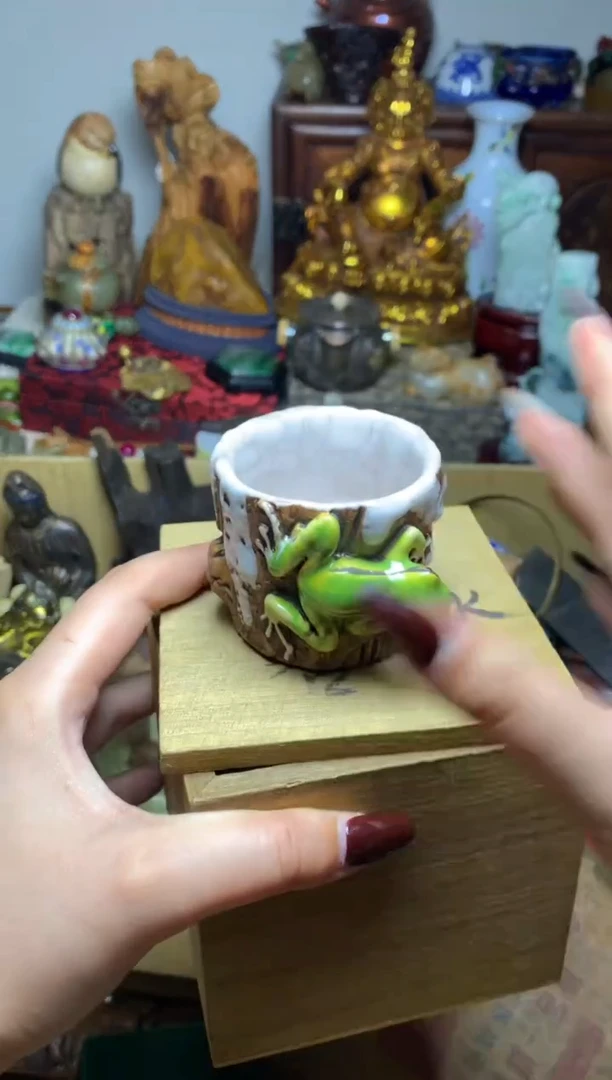 紫砂盖碗瓷器默认微瑕瓷器