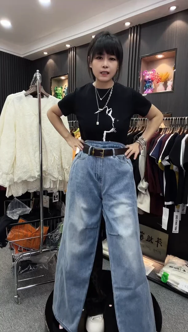 991020牛仔裤----大码