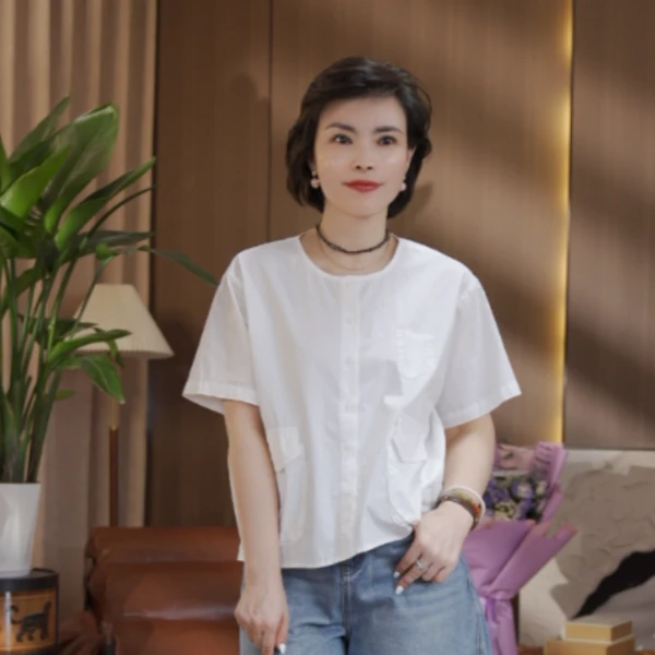 夏季薄款时尚休闲圆领开衫S29YS372290