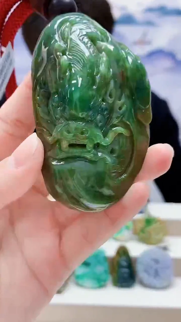 未镶嵌定制翡翠5145lr-毛货挂件1