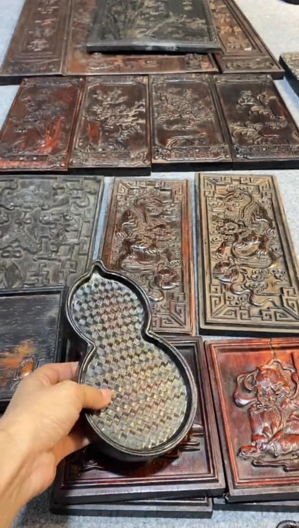 檀香紫檀（小叶紫檀）紫檀拆件雕刻板以直播间实物为准