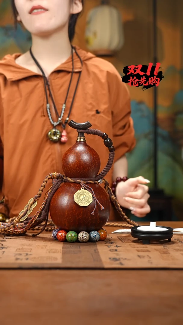 XE031藏绳款酒葫芦不包手串